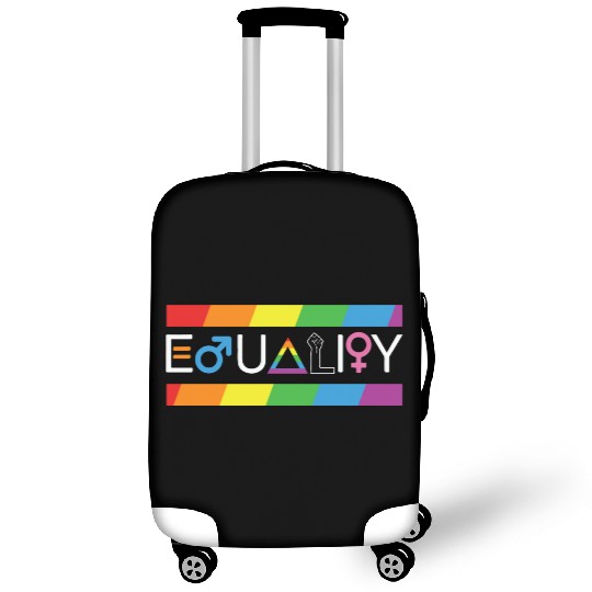 LBGT Flag Gay Pride Human Vintage Rainbow Luggage Covers