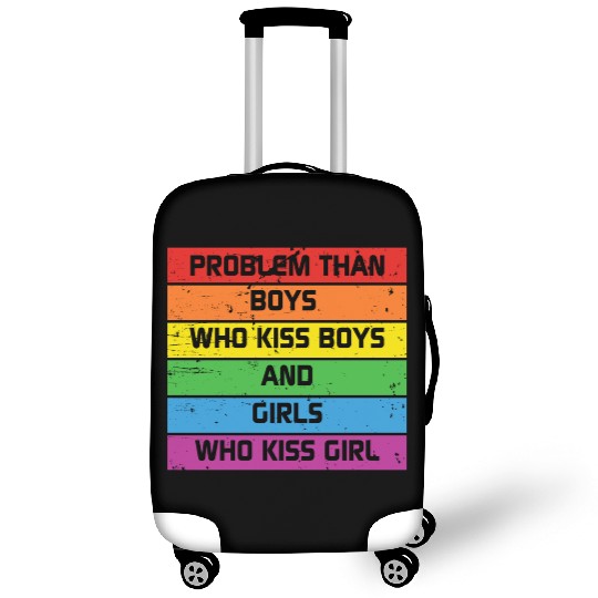 LBGT Flag Gay Pride Human Vintage Rainbow Luggage Covers