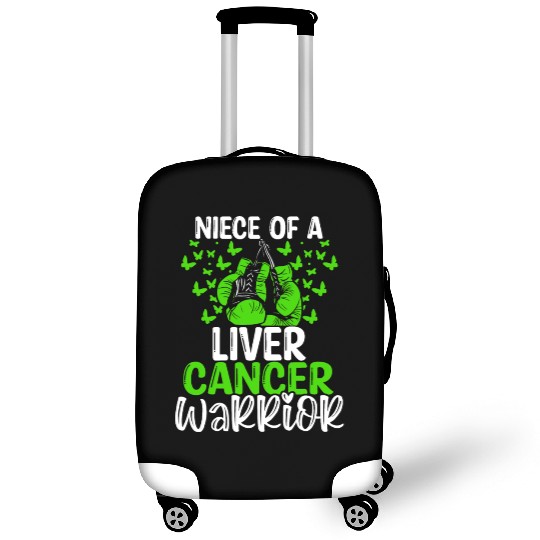 Liver Cancer Awareness Niece Aunt Uncle Luggage Covers
