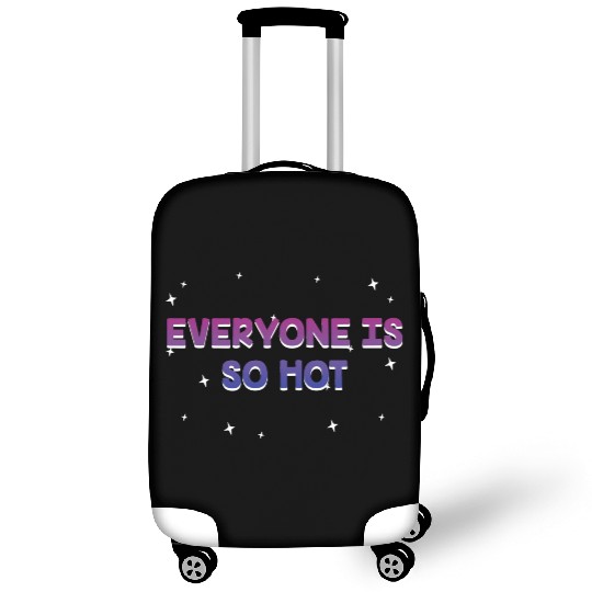 Everyone Is So Hot Bisexual LGBTQ Bi Pride Single Luggage Covers