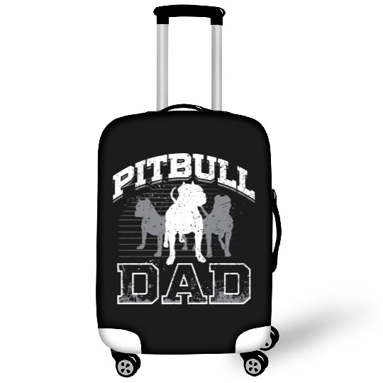 Dad Pitbull Lover Dog Owner Father Day Luggage Covers