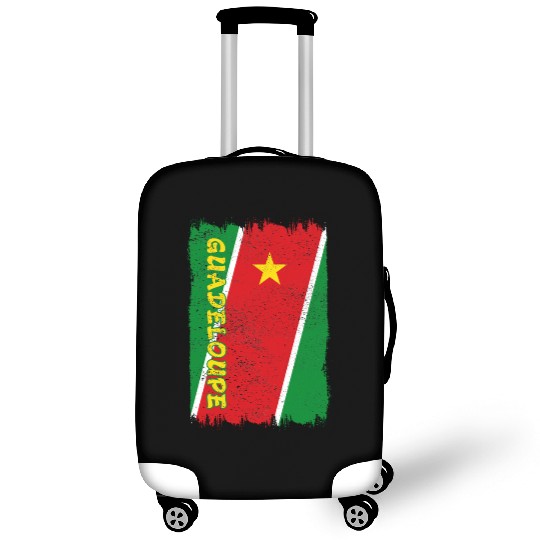 Guadeloupe vintage flag Luggage Covers