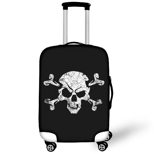Grunge Pirate Skull And Crossbones Luggage Covers