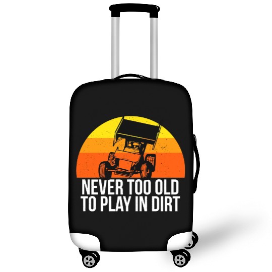 Sprint Car Racing Never Old Play Dirt Track Race F Luggage Covers