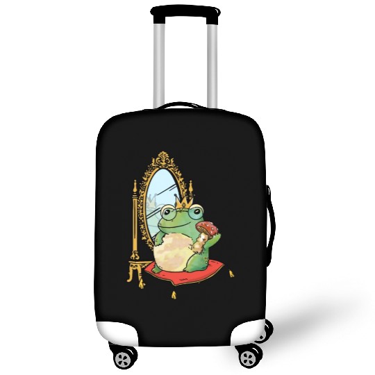 Classy Royalty Prince Toad Frog Amphibian Luggage Covers