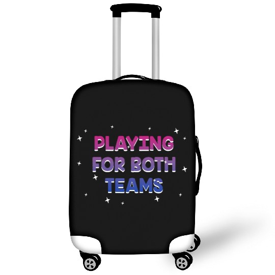 Playing for Both Teams Bisexual LGBTQ Bi Pride Luggage Covers