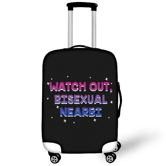 Watch Out Bisexual NearBi LGBTQ Bi Pride LGBT Luggage Covers