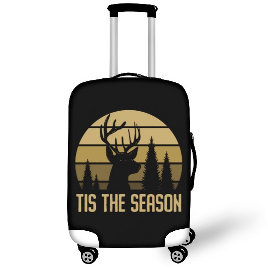 Tis The Season Vintage Dear Hunting Luggage Covers