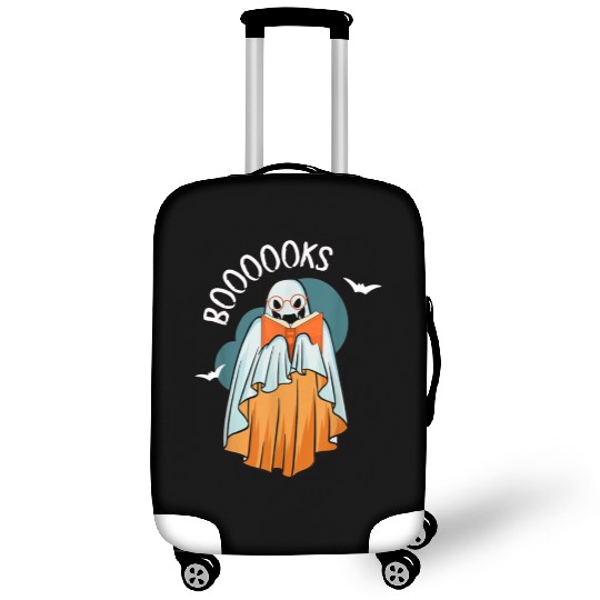 Ghost Book Reading Teacher School Funny Halloween Luggage Covers