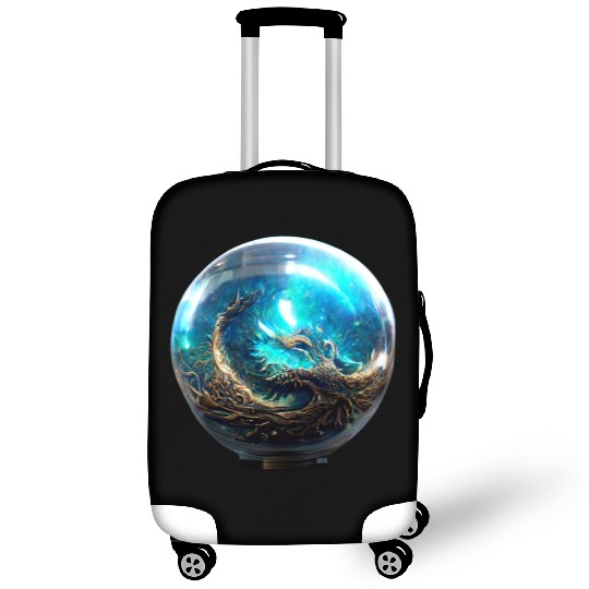 Mythical Dragon Orb, The Orb of Power Luggage Covers