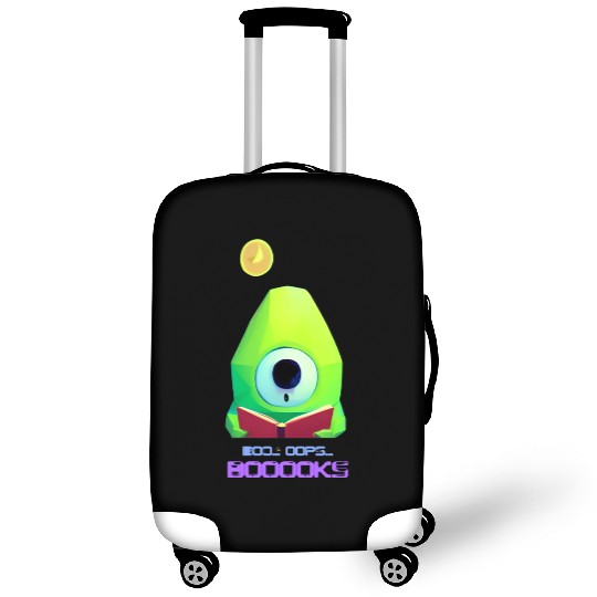 Cute Ghost Book Reading Teacher Funny Halloween Luggage Covers