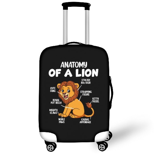 Anatomy Of A Lion Luggage Covers