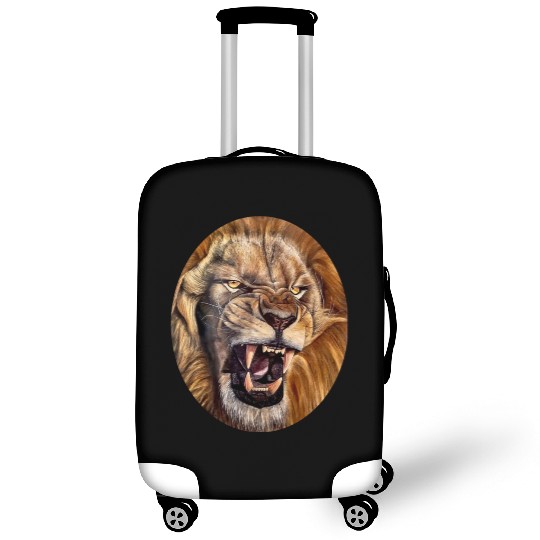 Lion roaring Luggage Covers