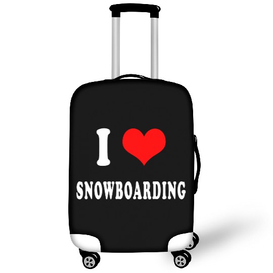 I love Snowboarding Luggage Covers
