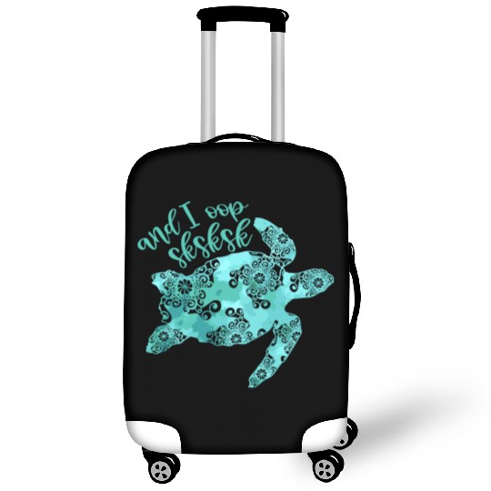 And I Oop Sksksk Save The Turtles Visco Girl Trend Luggage Covers