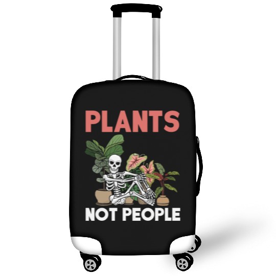 Gardener Skeleton Introvert Garden Plant Lover Luggage Covers