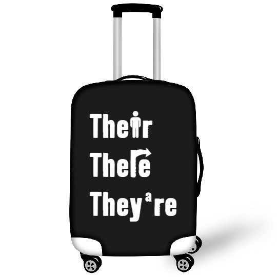 Their There They're English Teacher Grammar Luggage Covers
