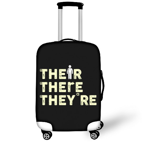 Their There They're English Teacher Grammar Luggage Covers