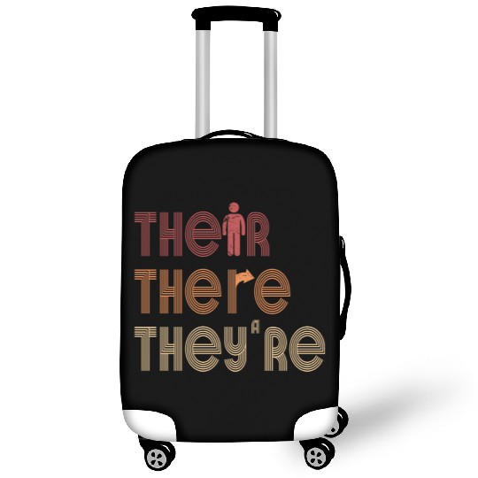 Their There They're English Teacher Grammar Luggage Covers