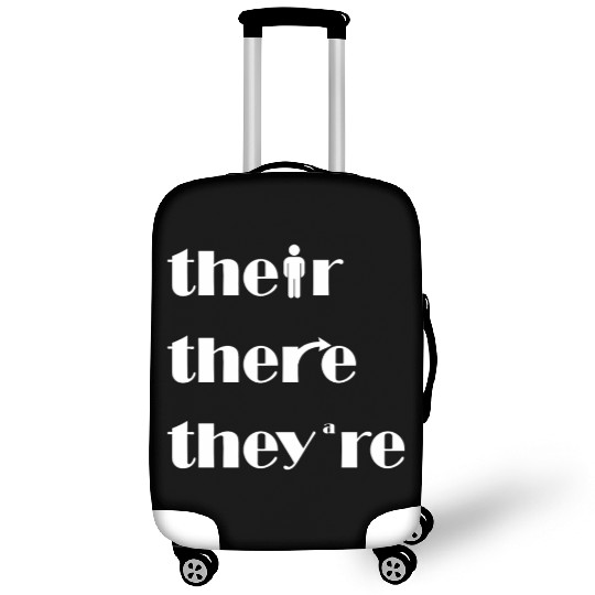 Their There They're English Teacher Grammar Luggage Covers