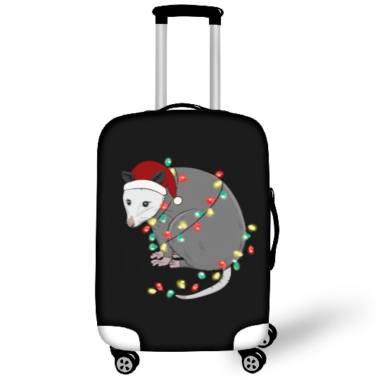 Christmas Animal Opposum Light Chain Hat Luggage Covers