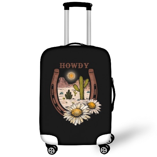 HOWDY -Desert Horseshoe Luggage Covers
