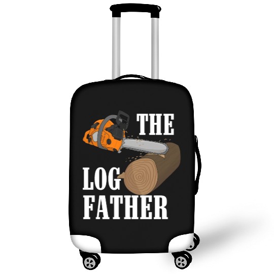 Lumberjack Orange Chainsaw Luggage Covers