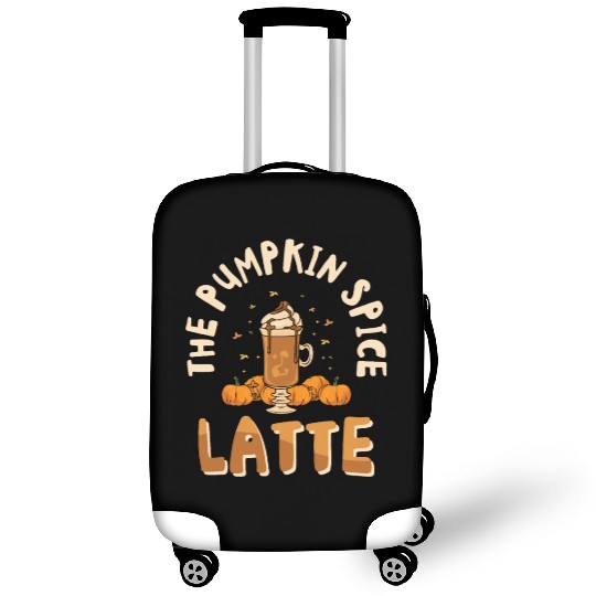 Pumpkin Spice Latte Halloween Coffee Lover Tarot Luggage Covers