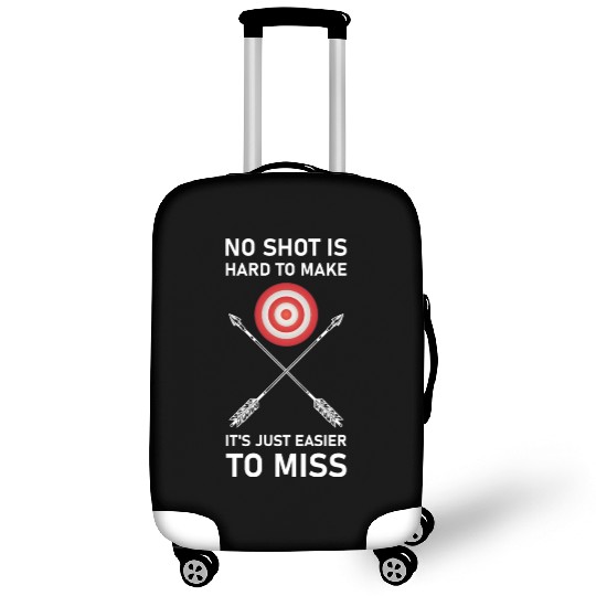 No Shot Is Hard To Make. Archery Sarcastic Luggage Covers