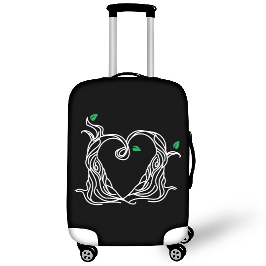 Tree Love Best Friends Heart White Luggage Covers