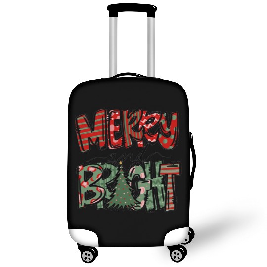 Merry and Bright Luggage Covers