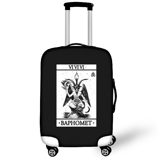 Baphomet Tarot Card Satanic Occult Luggage Covers