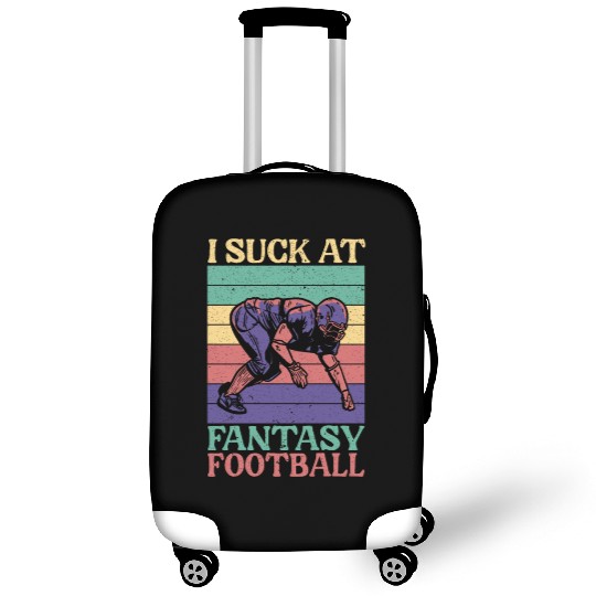 I Suck At Fantasy Football Auto Draft Sport Lover Luggage Covers