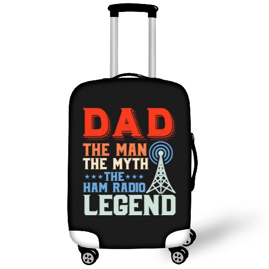 Dad The Man The Myth The Ham Radio Legend Amateur Luggage Covers