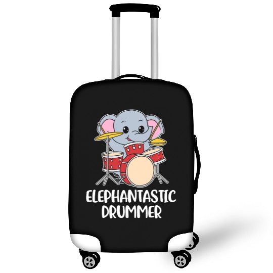 Elephant Drummer Funny Elephant Gift Luggage Covers