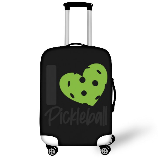 Pickleball Heart I Love Pickleball Luggage Covers