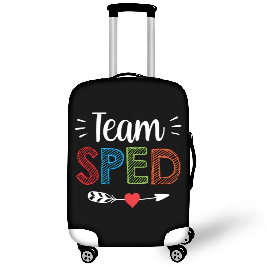 Team Sped Teacher Special Education Awareness Luggage Covers