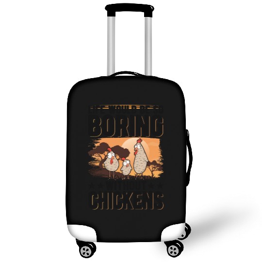 Chickens Gift Farmer Chicken Coop Luggage Covers
