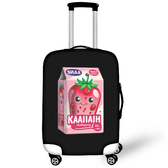 Strawberry Milk Kawaii Luggage Covers