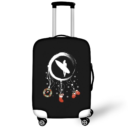Winter dreamcatcher Christmas Surfer girl Luggage Covers