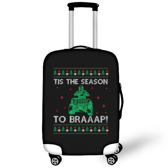 Quad Ugly Christmas Saying Quote Tis The Season To Luggage Covers