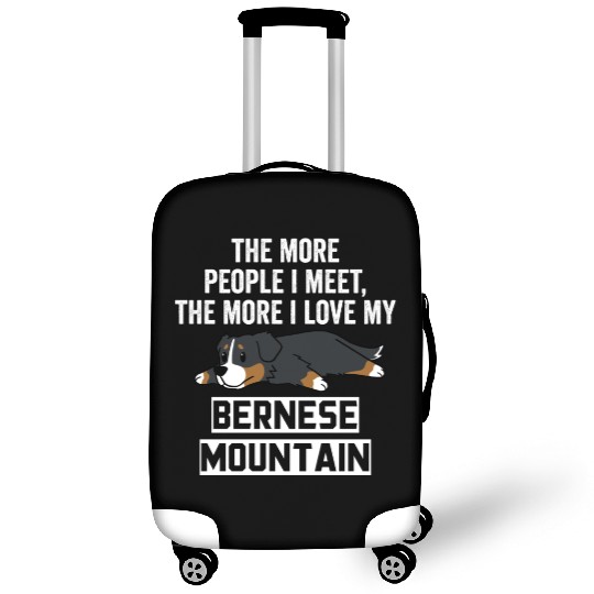 The More I Love My Bernese Mountain Dog Luggage Covers