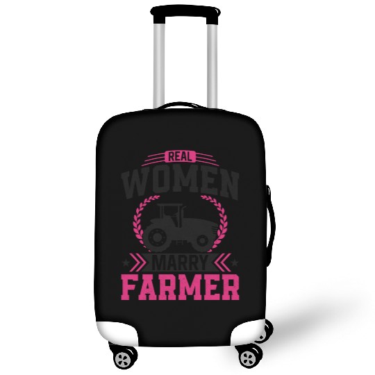 Farming Farmer Husband Wife Luggage Covers