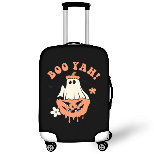Halloween Trick Or Treat Spooky Season Boo Yah Luggage Covers