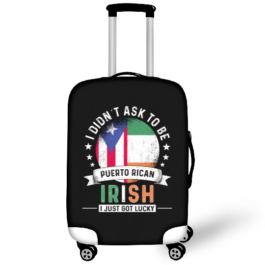 Puerto Rico Flag Ireland Grown Got Lucky Luggage Covers