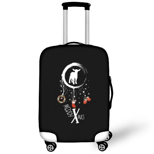 Winter dreamcatcher Christmas Lamb Luggage Covers