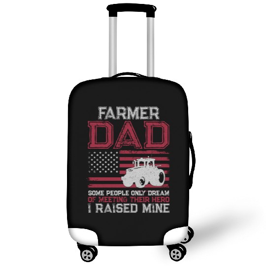 Farming Farmer Dad Father Tractor Luggage Covers