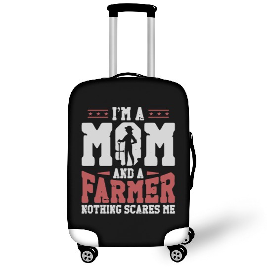 Farming Farmer Mom Mother Vintage Luggage Covers
