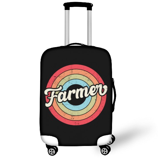 Farming Farmer Retro Vintage Luggage Covers