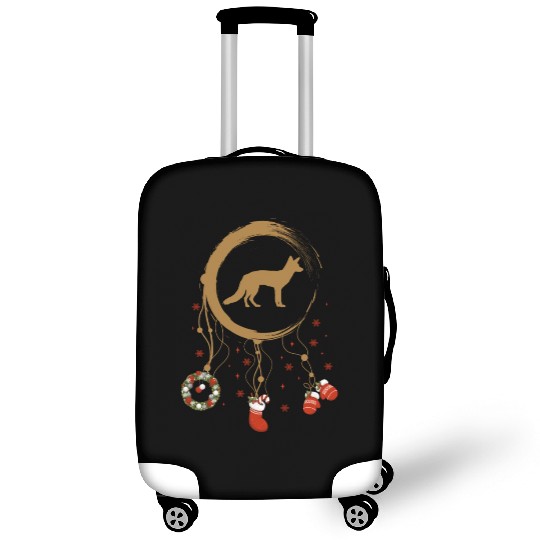 Winter dreamcatcher Christmas Fox Luggage Covers
